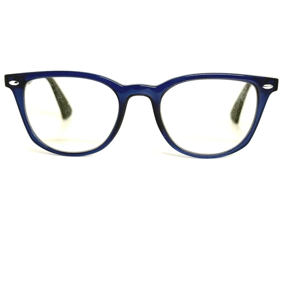 Ray-Ban RB 1601 3865 Blue Black‎ Square Eyeglasses Frames 48-18-130 Kids Boy